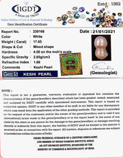 17.65/CT NATURAL KESHI PEARL